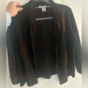 Carol rose vintage velvet jacket